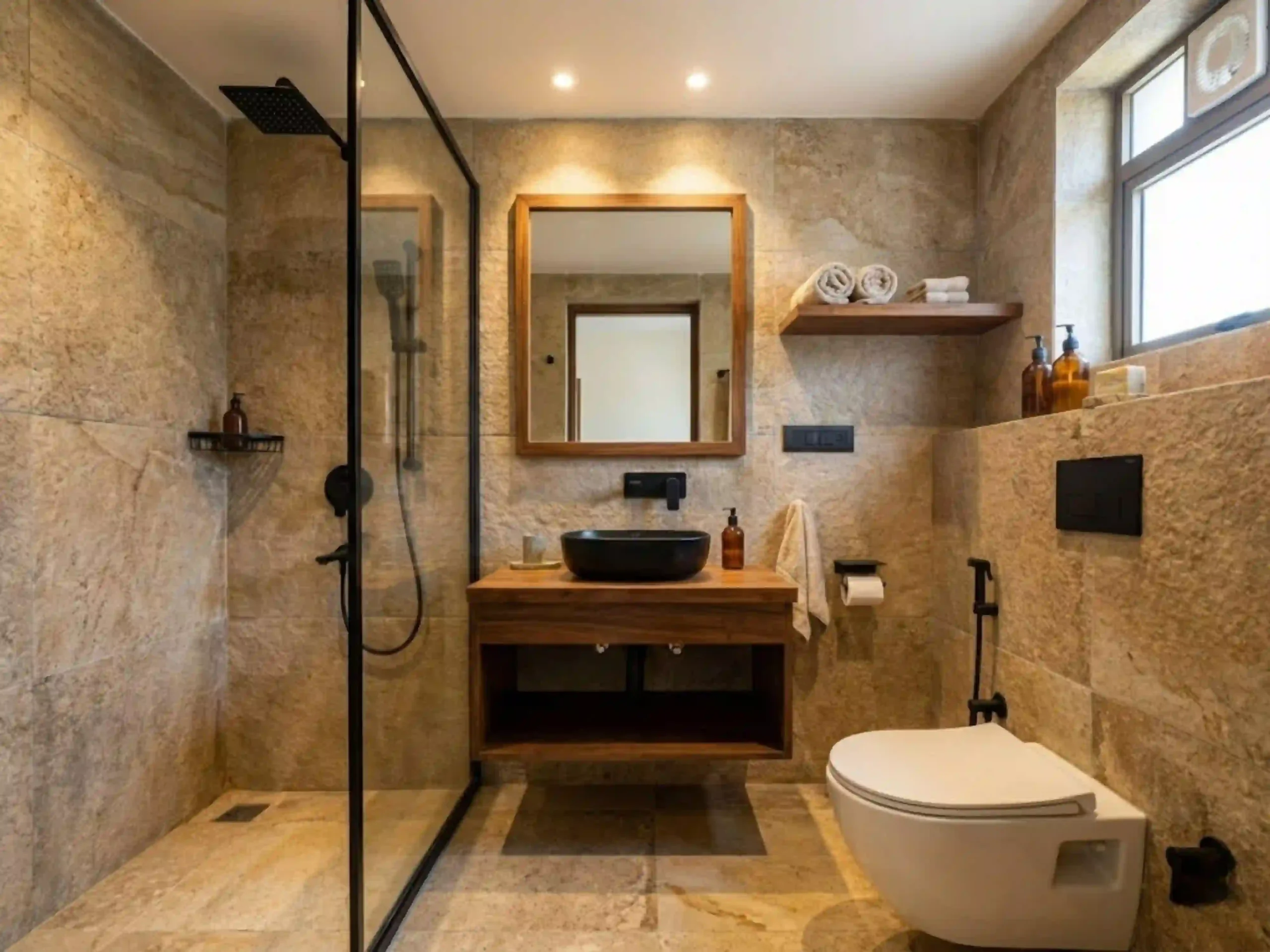 Custom shower installation and bathroom renovation with modern design, quality craftsmanship, and premium finishes