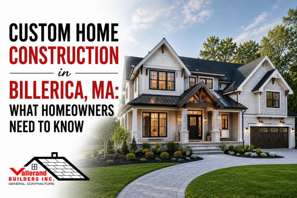 Custom Home Construction in Billerica, MA What Homeowners Need to Know
