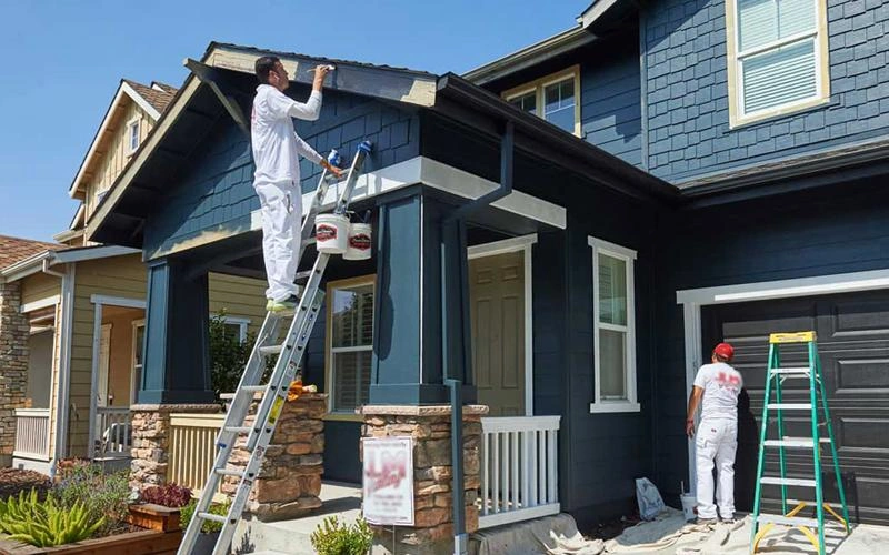 Exterior painting services providing durable finishes, expert craftsmanship, and enhanced residential curb appeal