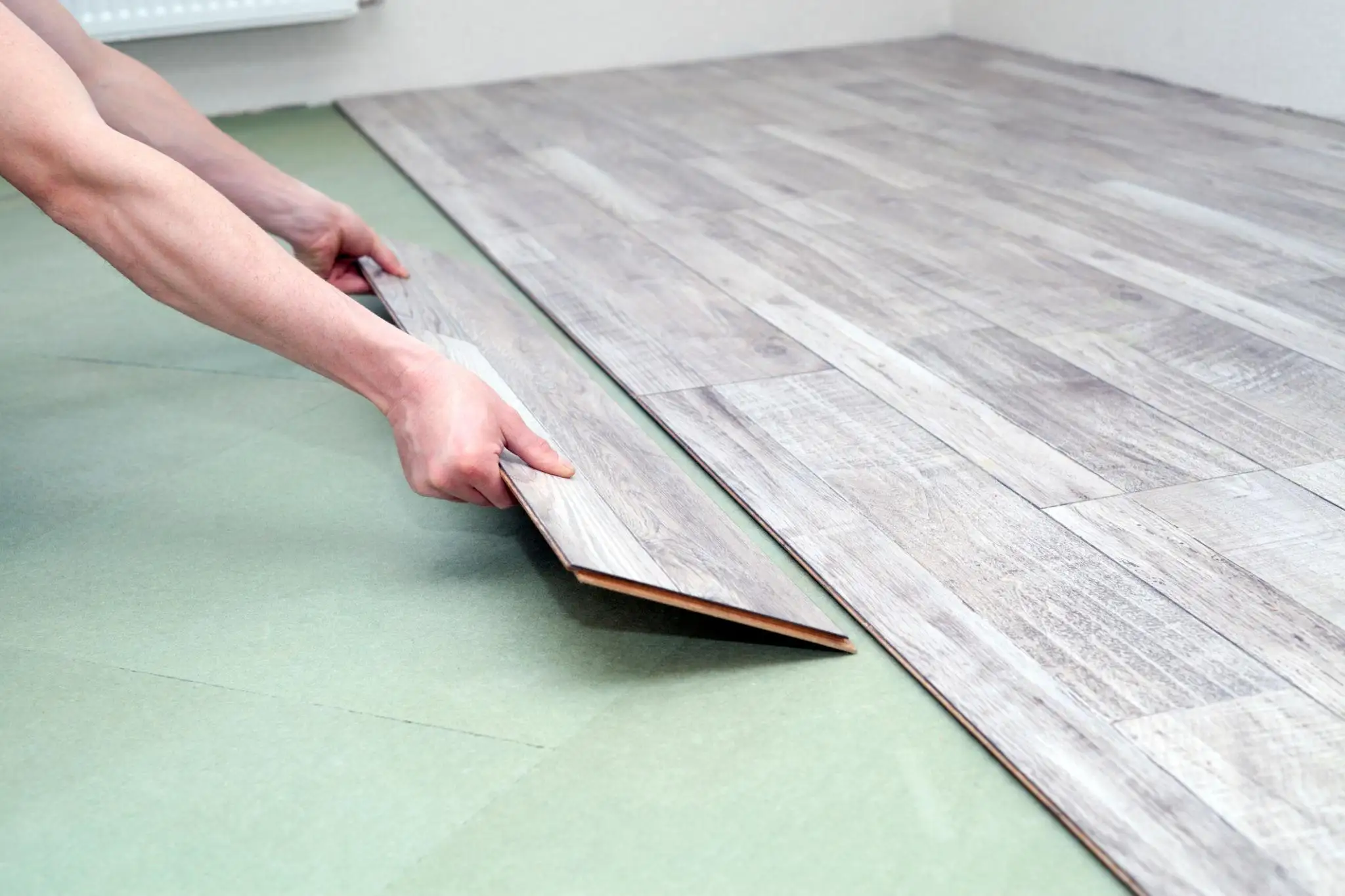 Laminate flooring installation designed to provide durable, low-maintenance, and attractive flooring for modern homes